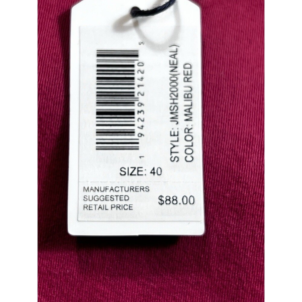 NWT Men’s Johnnie O Malibu Red Neal 9” Chino Golf Shorts Casual Size 40 - Picture 8 of 11